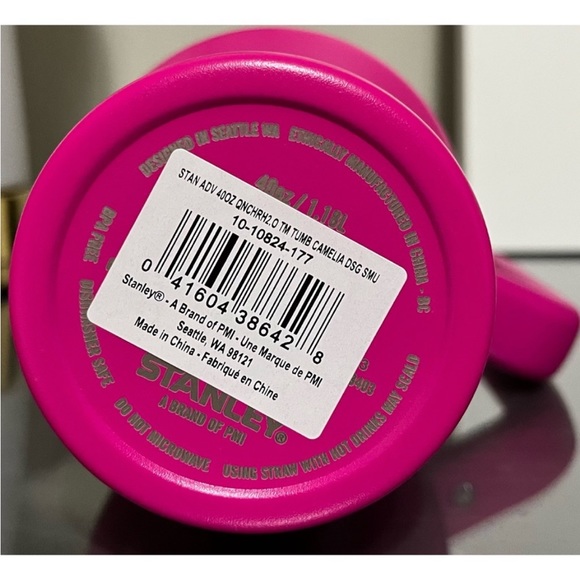 NEW Stanley 40 oz. H2 .0 Flowstate Quencher Tumbler in Camelia - Picture 5 of 5